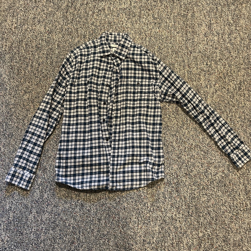 GAP Checkered Shirt in Blue and White